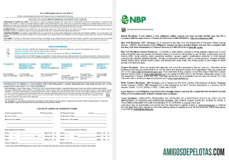 Declaração de empréstimo hipotecário NBP do Paquistão em formatos Word e PDF, 8 3 4 amostra